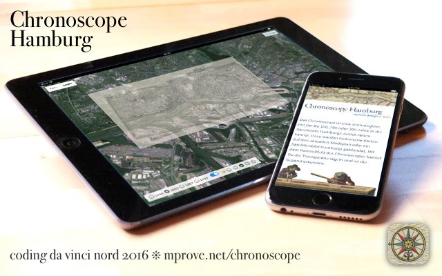 Chronoscope Hamburg für Web, iPhone und iPad