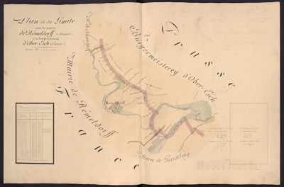 Atlas des limites entre la France et la Prusse (1833)