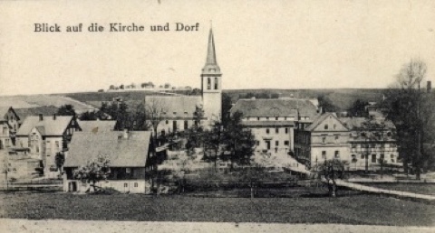 Postkarte von Hilbersdorf 1926